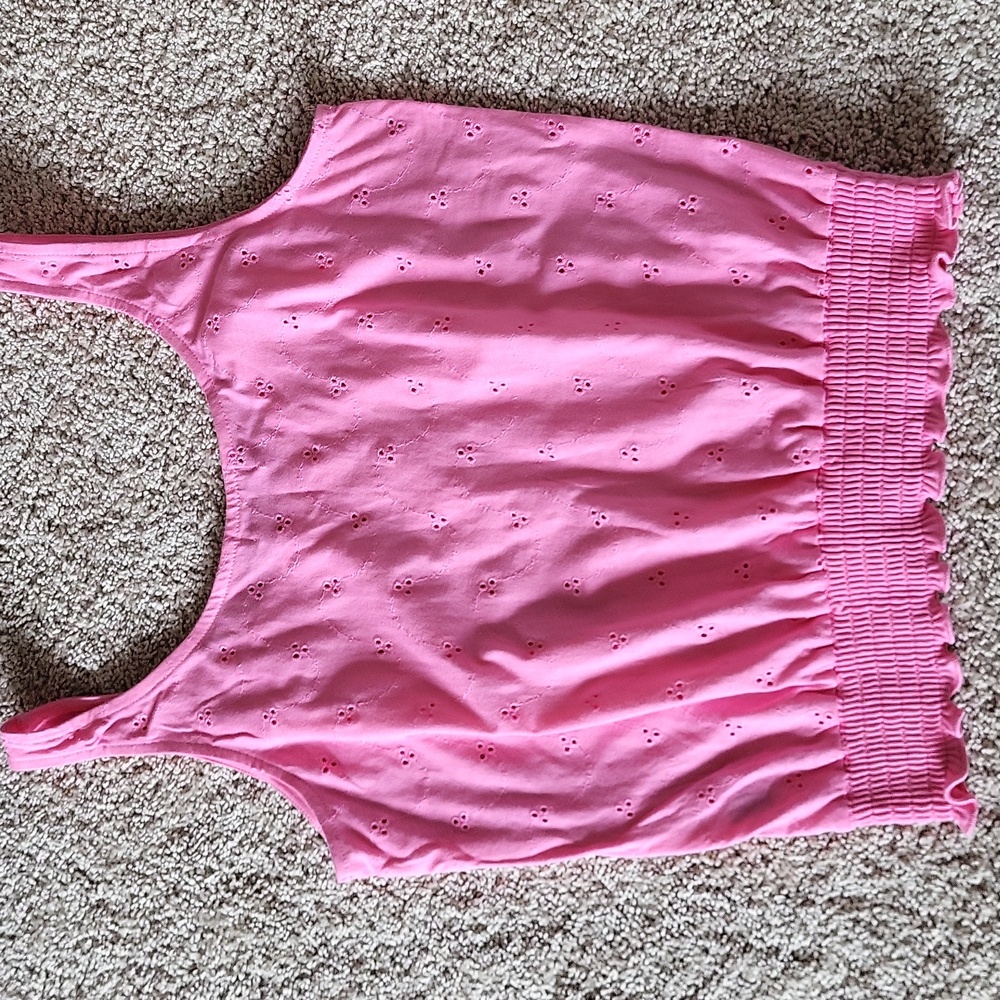 Pink Embroidered Tank - Picture 6 of 6